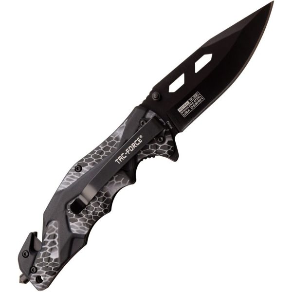 Tac Force Linerlock A/O Camo - Glass Breaker