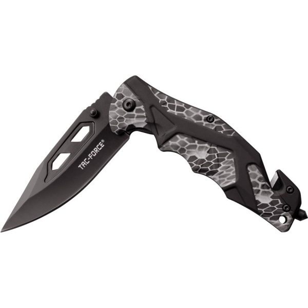 Tac Force Linerlock A/O Camo - Glass Breaker