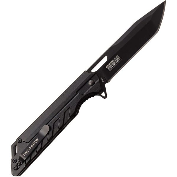 Tac Force Linerlock A/O Assisted Tanto - Black