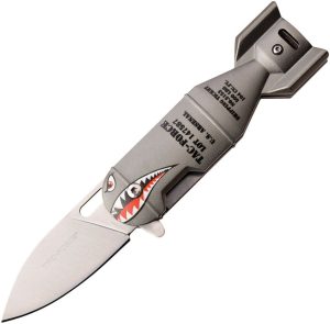 Tac Force TF1039 Linerlock Gray A/O Shark