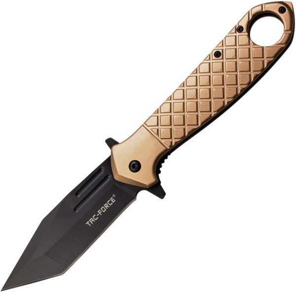 Tac Force TF1042 Linerlock Tan Tanto A/O