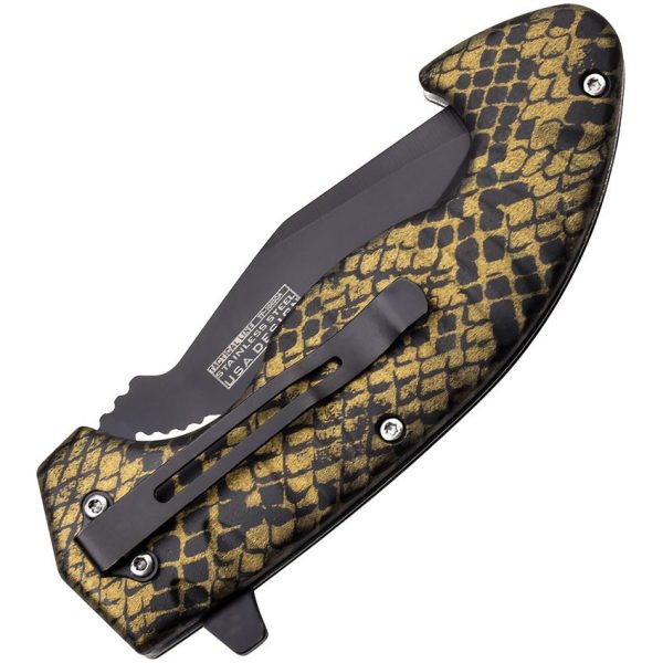 Tac Force TF1043 Linerlock Snakeskin ABS A/O