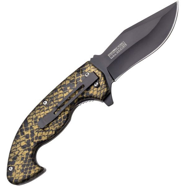 Tac Force TF1043 Linerlock Snakeskin ABS A/O