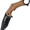Tac Force TF1044BR Linerlock A/O Tanto Brown