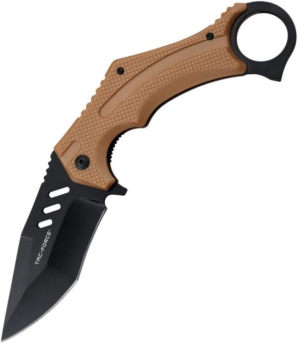 Tac Force TF1044BR Linerlock A/O Tanto Brown