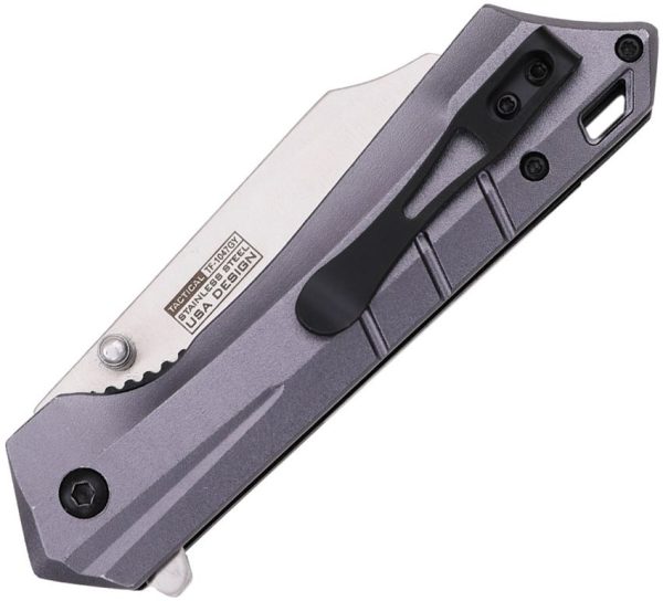Tac Force TF1047GY Linerlock A/O Cleaver Gray
