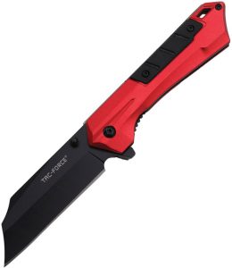 Tac Force TF1047RD Linerlock A/O Cleaver Red