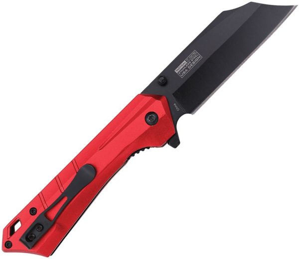 Tac Force TF1047RD Linerlock A/O Cleaver Red