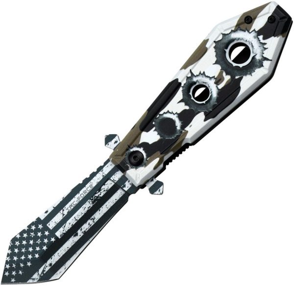 Tac Force TF1048SC Linerlock A/O Camo Aluminum
