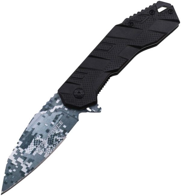 Tac Force TF1049BK Linerlock A/O Digital Camo Black