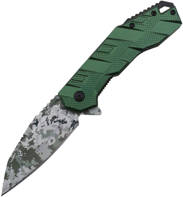 Tac Force TF1049GN Linerlock A/O Digital Camo Green