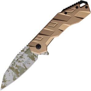 Tac Force TF1049TN Linerlock A/O Digital Camo Tan