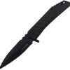 Tac Force TF1050BK Linerlock A/O Black 3.75in
