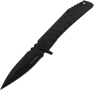Tac Force TF1050BK Linerlock A/O Black 3.75in