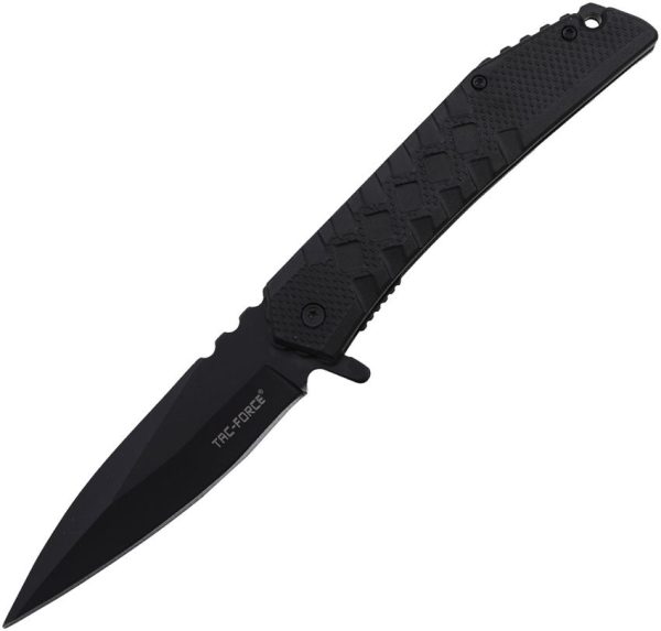Tac Force TF1050BK Linerlock A/O Black 3.75in
