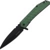 Tac Force TF1050GN Linerlock A/O Green 3.75in
