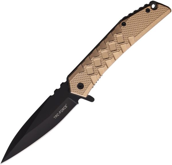 Tac Force TF1050TN Linerlock A/O Tan 3.75in