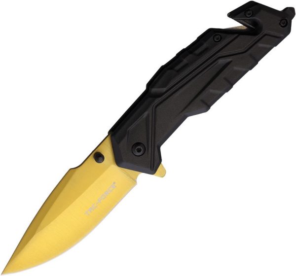 Tac Force TF2004 Assisted Gold TiNi Coated Blade
