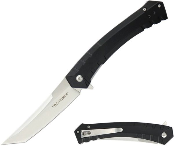 Tac Force TF2005 Linerlock Assisted Black Aluminum