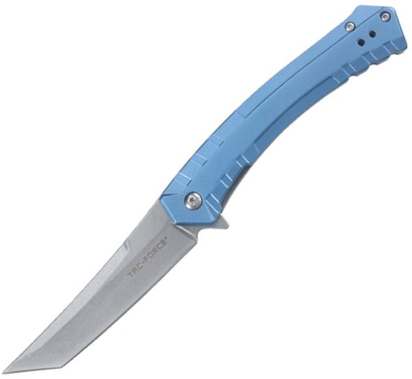 Tac Force TF2005 Linerlock Assisted Blue Aluminum