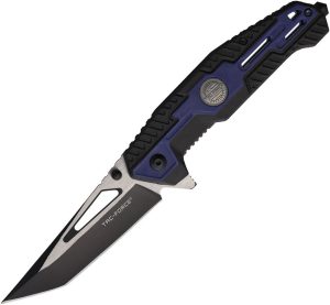 Tac Force TF2007 Assisted Tanto Blue Nylon Handle