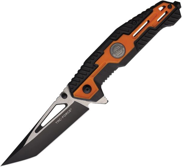 Tac Force TF2007 Assisted Tanto Orange Nylon Handle