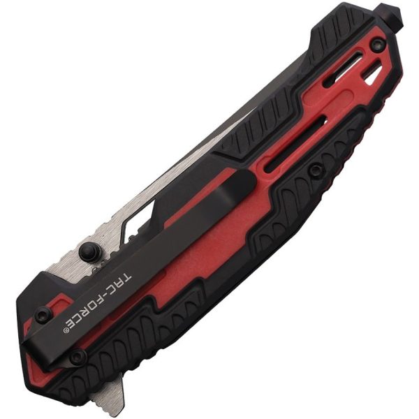 Tac Force TF2007 Assisted Tanto Red Nylon Handle