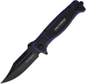 Tac Force TF2008 Assisted Clip Point Blue Nylon