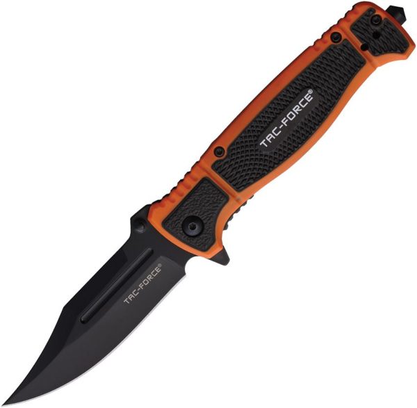 Tac Force TF2008 Assisted Clip Point Orange Nylon