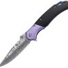 Tac Force TF2009 Linerlock Assisted - Purple Aluminum