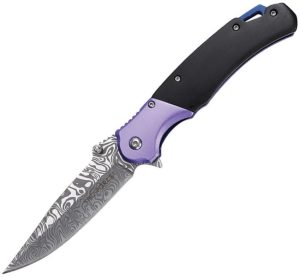 Tac Force TF2009 Linerlock Assisted - Purple Aluminum
