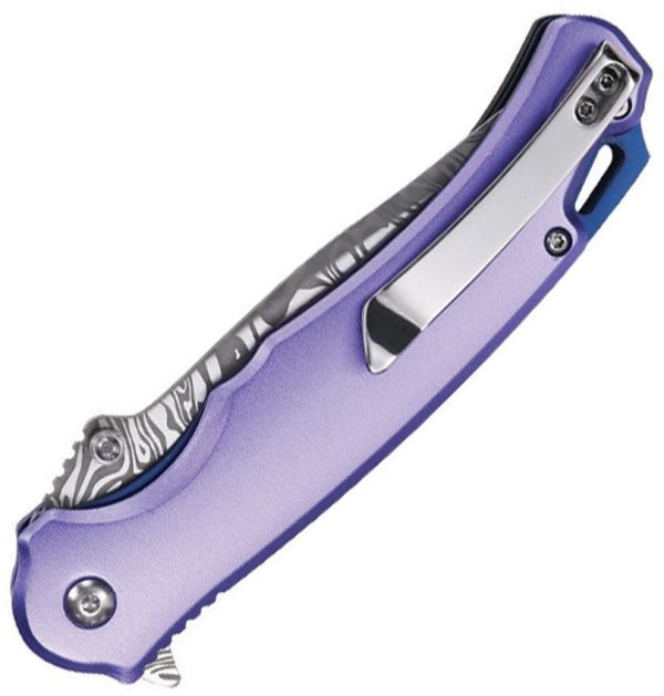 Tac Force TF2009 Linerlock Assisted - Purple Aluminum