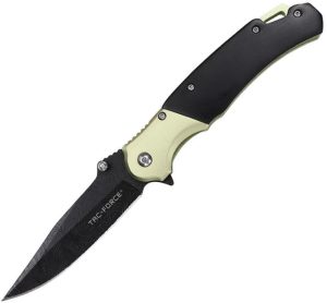 Tac Force TF2009 Linerlock Assisted - Green Anodized