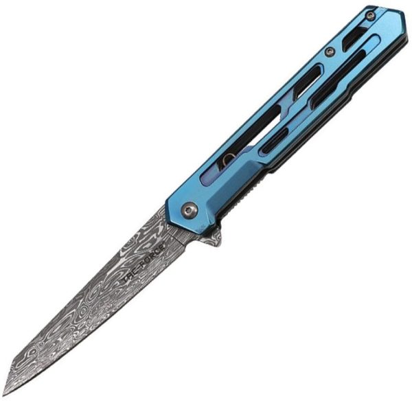 Tac Force TF2010 Assisted Linerlock - Blue Reverse Tanto