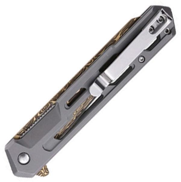 Tac Force TF2010 Assisted Linerlock - Gray Reverse Tanto