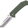 Tac Force TF2012 Assisted Tanto - Green G10