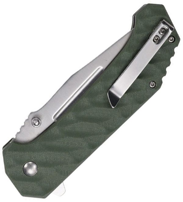 Tac Force TF2012 Assisted Tanto - Green G10