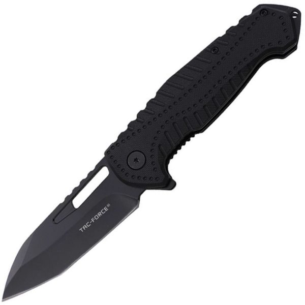 Tac Force TF2013 Assisted Sheepsfoot - Black G10