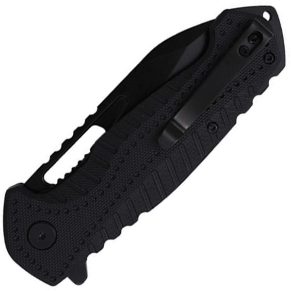 Tac Force TF2013 Assisted Sheepsfoot - Black G10