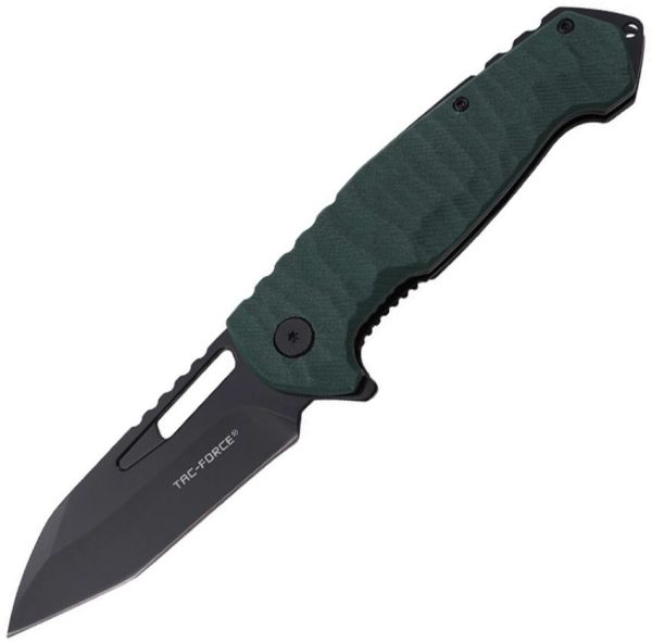 Tac Force TF2013 Assisted Sheepsfoot - Green G10