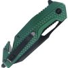 Tac Force TF2015 Rescue Linerlock - Green Aluminum