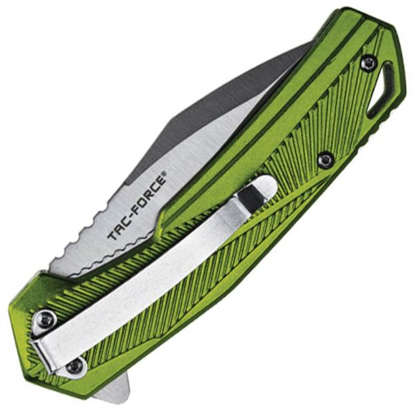 Tac Force TF2018 Linerlock A/O Green Aluminum