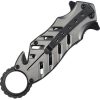 Tac Force TF2027SH Rescue Linerlock - Gray Aluminum