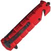 Tac Force TF2028RD Rescue Linerlock - Red Tanto