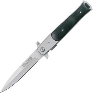 Tac Force TF428BW Linerlock A/O - Black Pakkawood