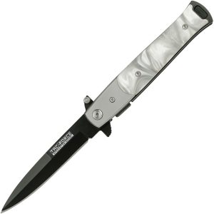 Tac Force TF428P Linerlock Assisted - White Acrylic
