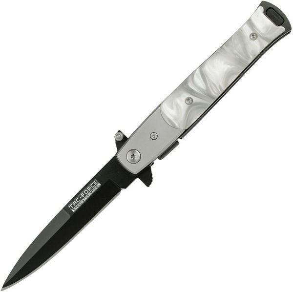 Tac Force TF428P Linerlock Assisted - White Acrylic