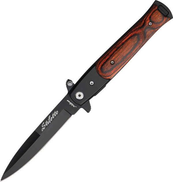 Tac Force TF428WB Linerlock - Wood & Aluminum