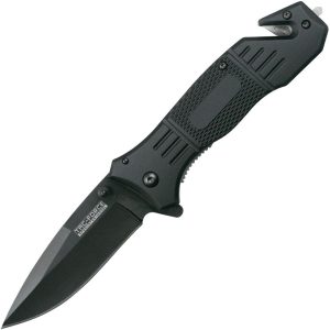Tac Force TF434 Tactical Linerlock - Black Aluminum