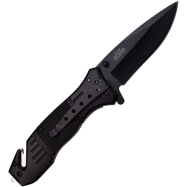 Tac Force TF434 Tactical Linerlock - Black Aluminum